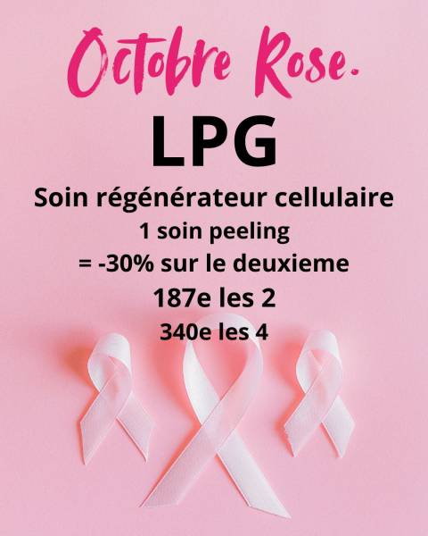 Soin régénérateur cellulaire  peeling LPG 1 achete le deuxième a -30%