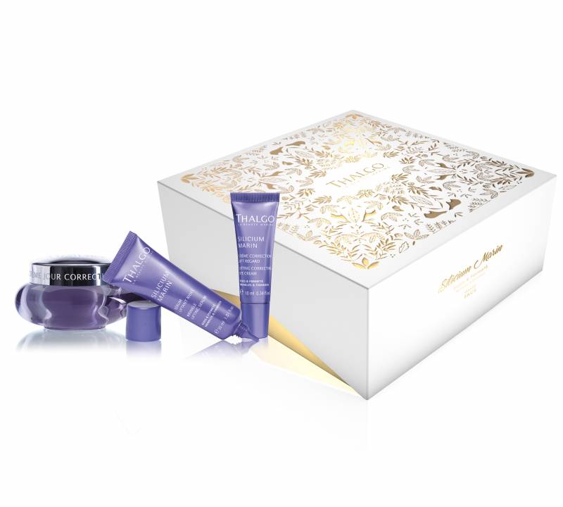 Idee cadeau Noel coffret luxe soin hyaluronique visage thalgo  ou coffret silicium avec soin visage anti- rides Thalgo dans votre institut de beauté ,centre de bien-être Beauté et Spa à Aubagne